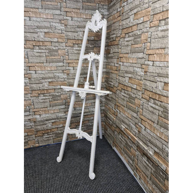 Sophia Victorian Mahogany Easel ☆ white Antique