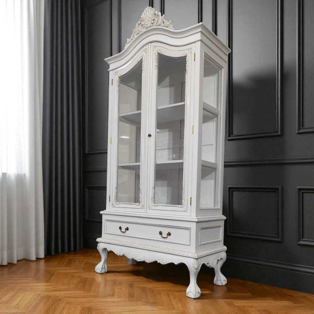 Thomas Chippendale Cabinet ☆ White