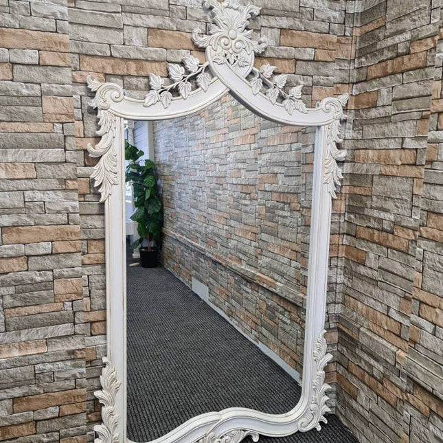 Renaissance French Mirror ☆ white
