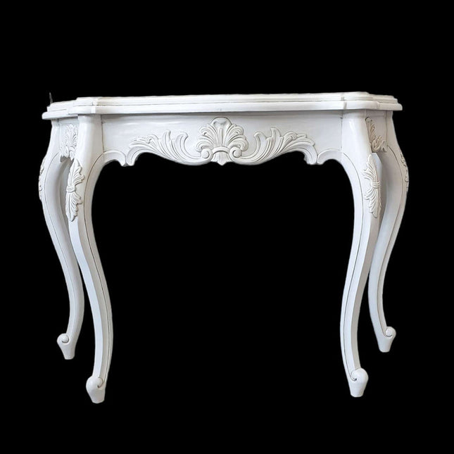 Serpentine French Console Table