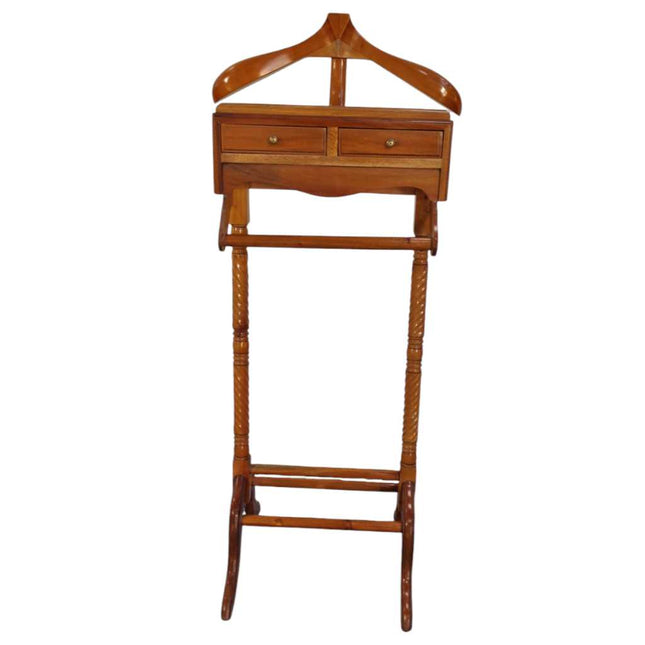 Verdun Mahogany wood Valet ☆ Walnut Light