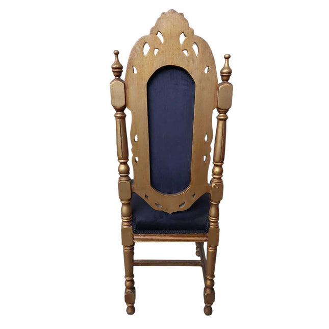 French Dining Chair Gold & Black