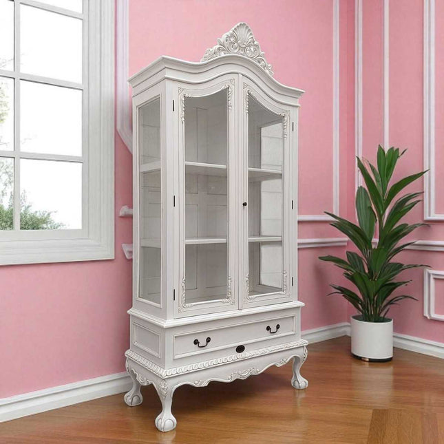 Thomas Chippendale Cabinet ☆ White