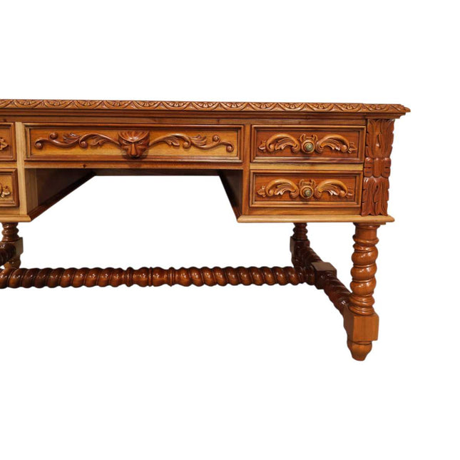 Louis Masion Mahogany carved French Desk ☆ Antique Mahogany