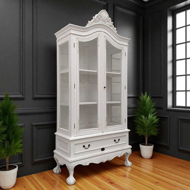 Thomas Chippendale Cabinet ☆ White