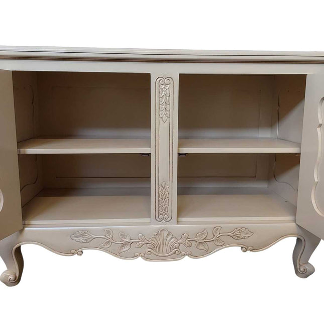 Alliance Mahogany wood French cabinet ☆ Cream