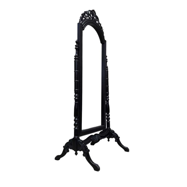 HERMER FRENCH CHEVAL MIRROR ☆ BLACK