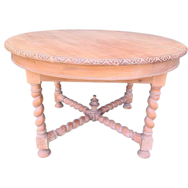 ORLEANS ROUND DINING TABLE NATURAL