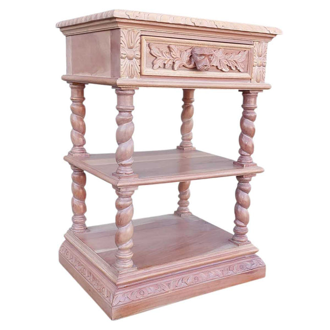 DIOR FRENCH NIGHTSTAND ☆ NATURAL WHITE-WASH