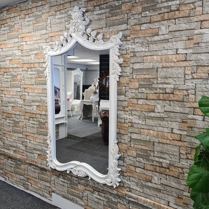 Renaissance French Mirror ☆ white