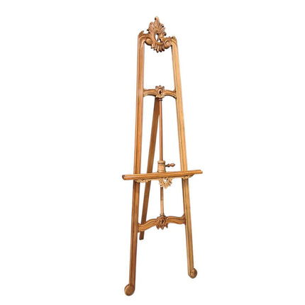 Victorian Wood Carved Easel ☆Natural