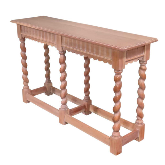 Royalton French console Table ☆ Natural White - Wash