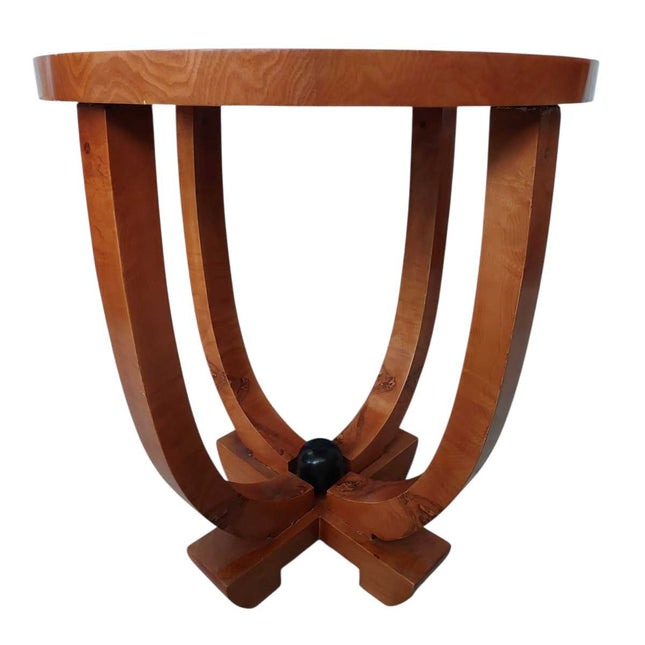 Daphne Art Deco Burl End Table
