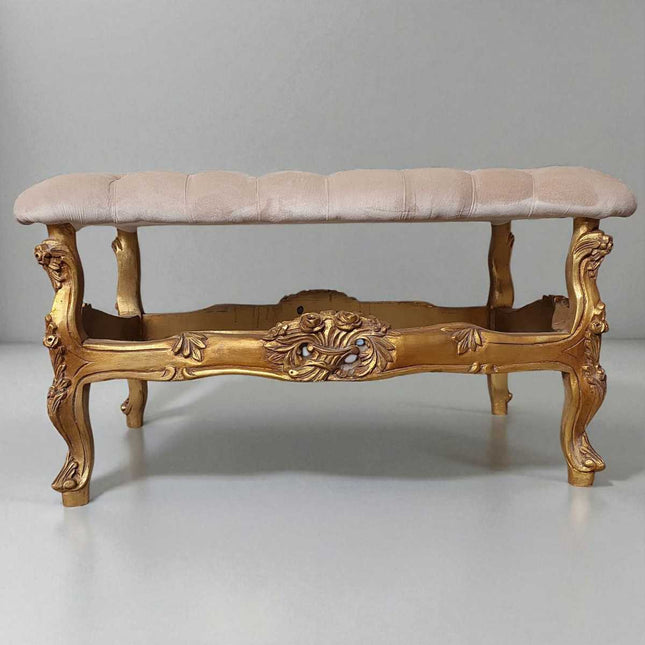 TUFTED ITALIAN OTTOMAN