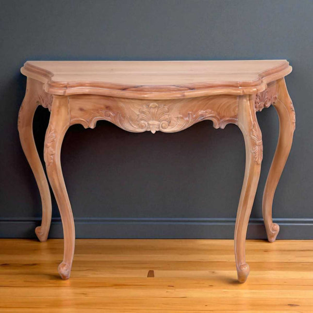 Serpentine French Console Table
