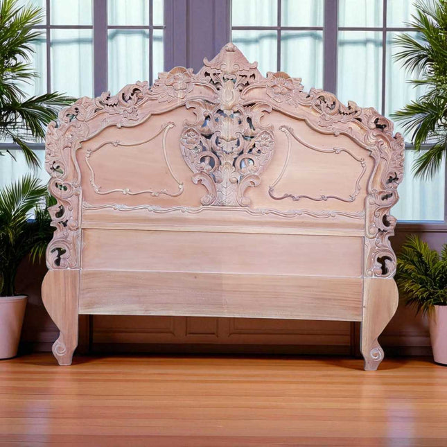 Versallies Rococo Headboard ☆ Natural Wash