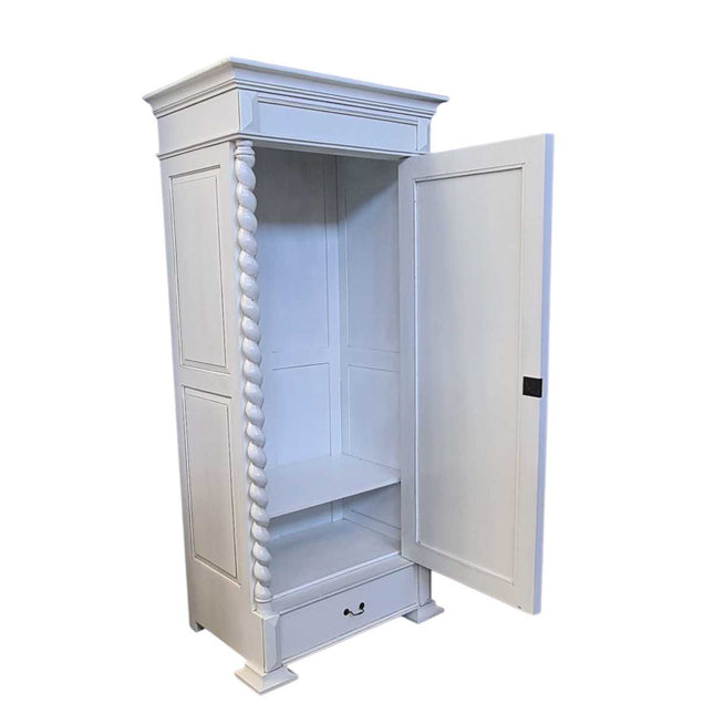 VENTURA FRENCH ARMOIRE ☆WHITE ANTIQUE