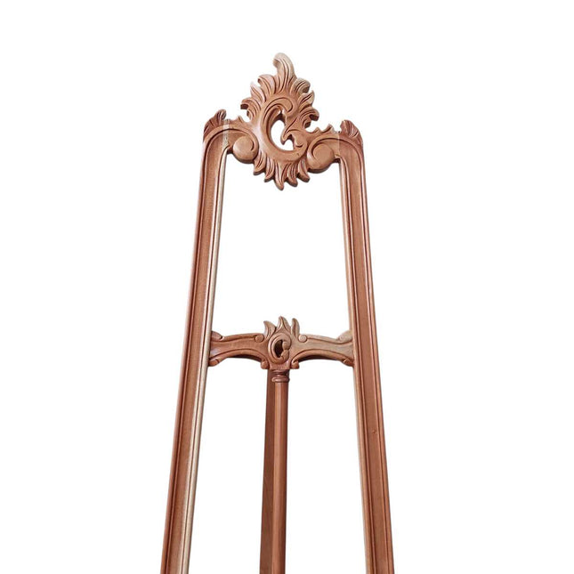 Victorian Wood Carved Easel ☆Natural