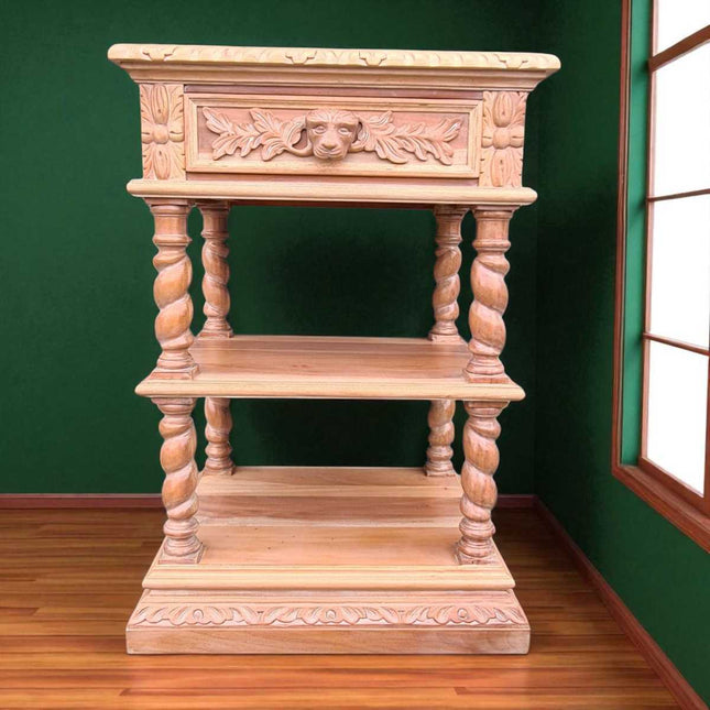 DIOR FRENCH NIGHTSTAND ☆ NATURAL WHITE-WASH