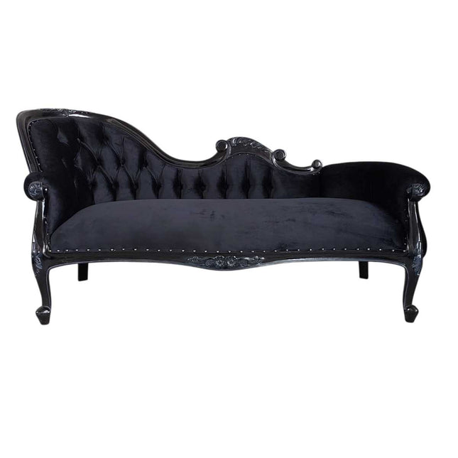 Estelle French Chaise ☆ Black