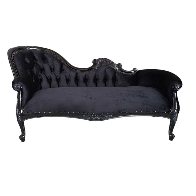 Estelle French Chaise ☆ Black