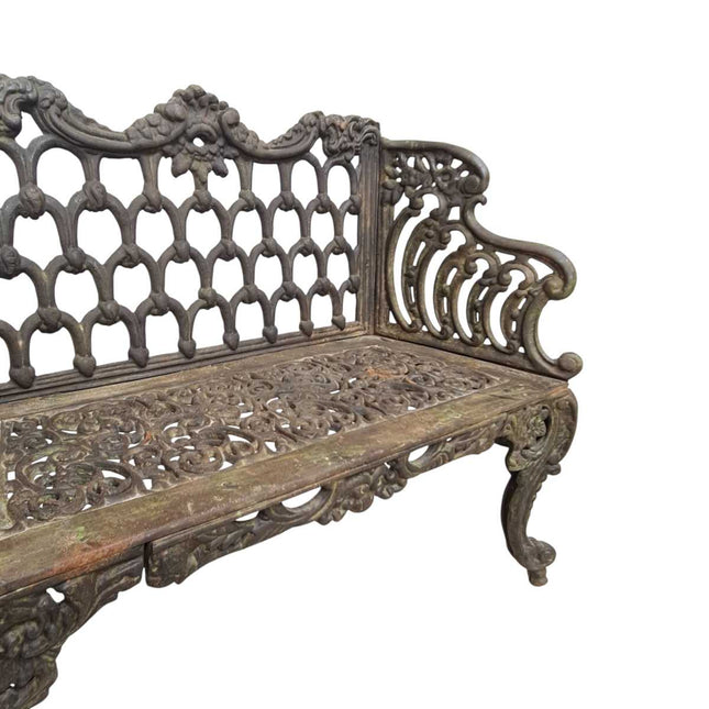 CASTLEFORD CAST IRON GARDEN BENCH SEAT