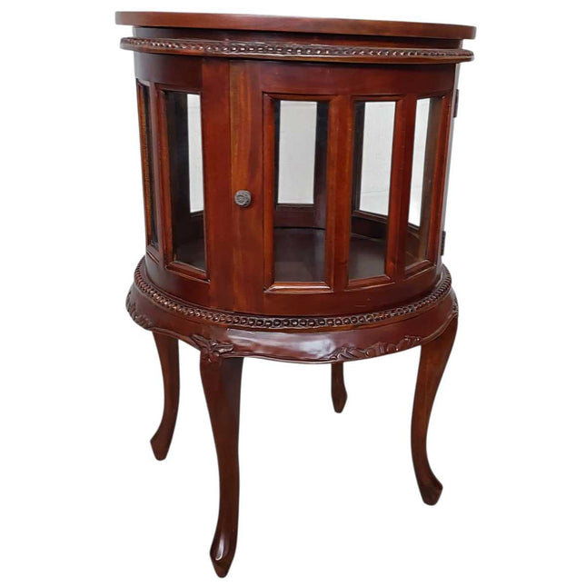 DAVID ROUND VICTORIAN DUMB WAITER ☆Walnut Medium