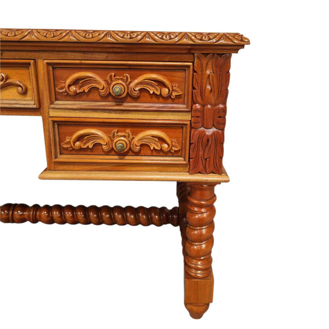 Louis Masion Mahogany carved French Desk ☆ Antique Mahogany