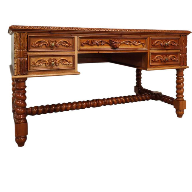 Louis Masion Mahogany carved French Desk ☆ Antique Mahogany