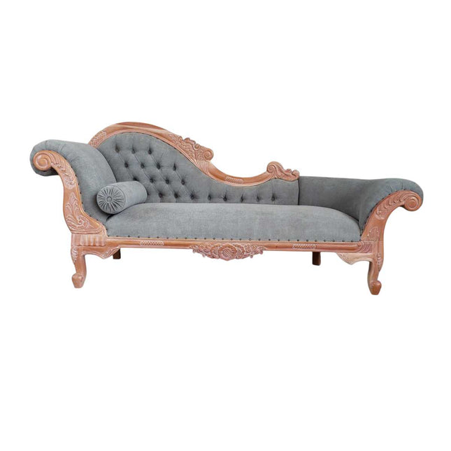 Vienna French Chaise ☆ Natural & Grey
