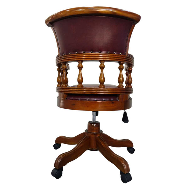 Executive Victorian Office Chair ☆ Maroon